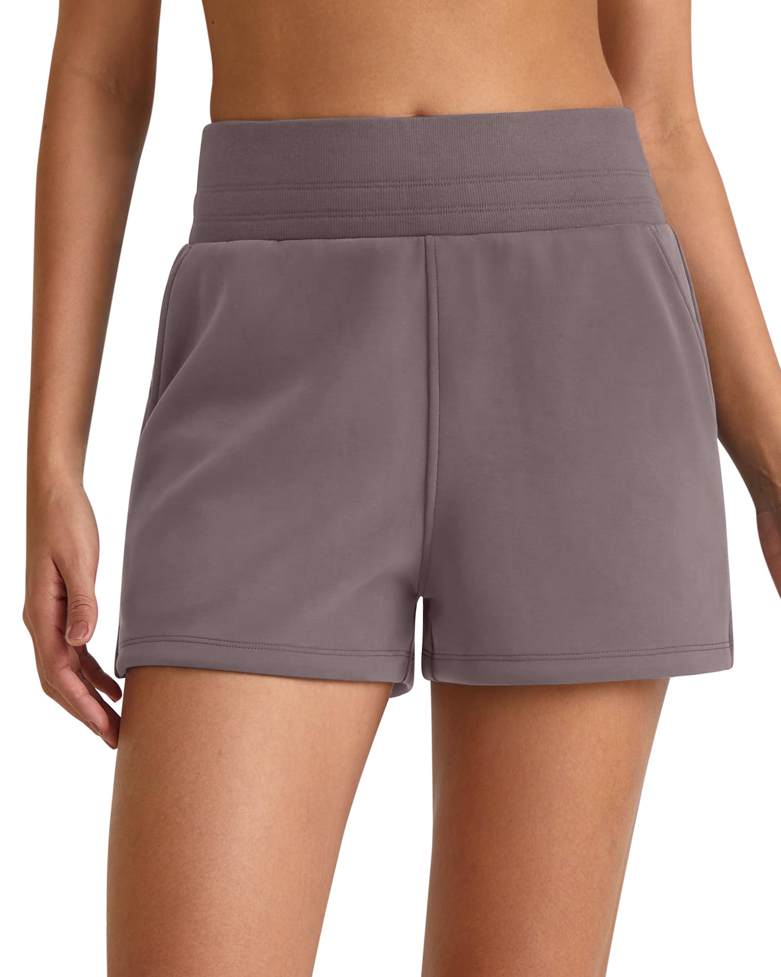 G4Free Smoofit Modal Soft Sweat Shorts for Women High Waist Athletic Shorts for Summer Casual Relaxed with Pockets