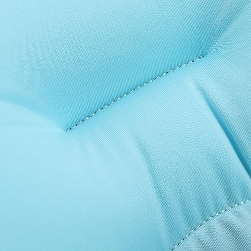 Miniatura 8 de Tapete de apoyo de baño para bebé, suave, transpirable, conectable a la tina, tapete flotante para niños pequeños (forma de oso azul)