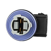 Vista 6 de X AUTOHAUX 2 unids coche señal de luz de señal de giro de la bombilla de luz delantera de la luz trasera de la lámpara de luz intermitente base