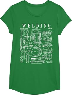 Vintage Patent Print Welder Mask Torch and Tools T-Shirt