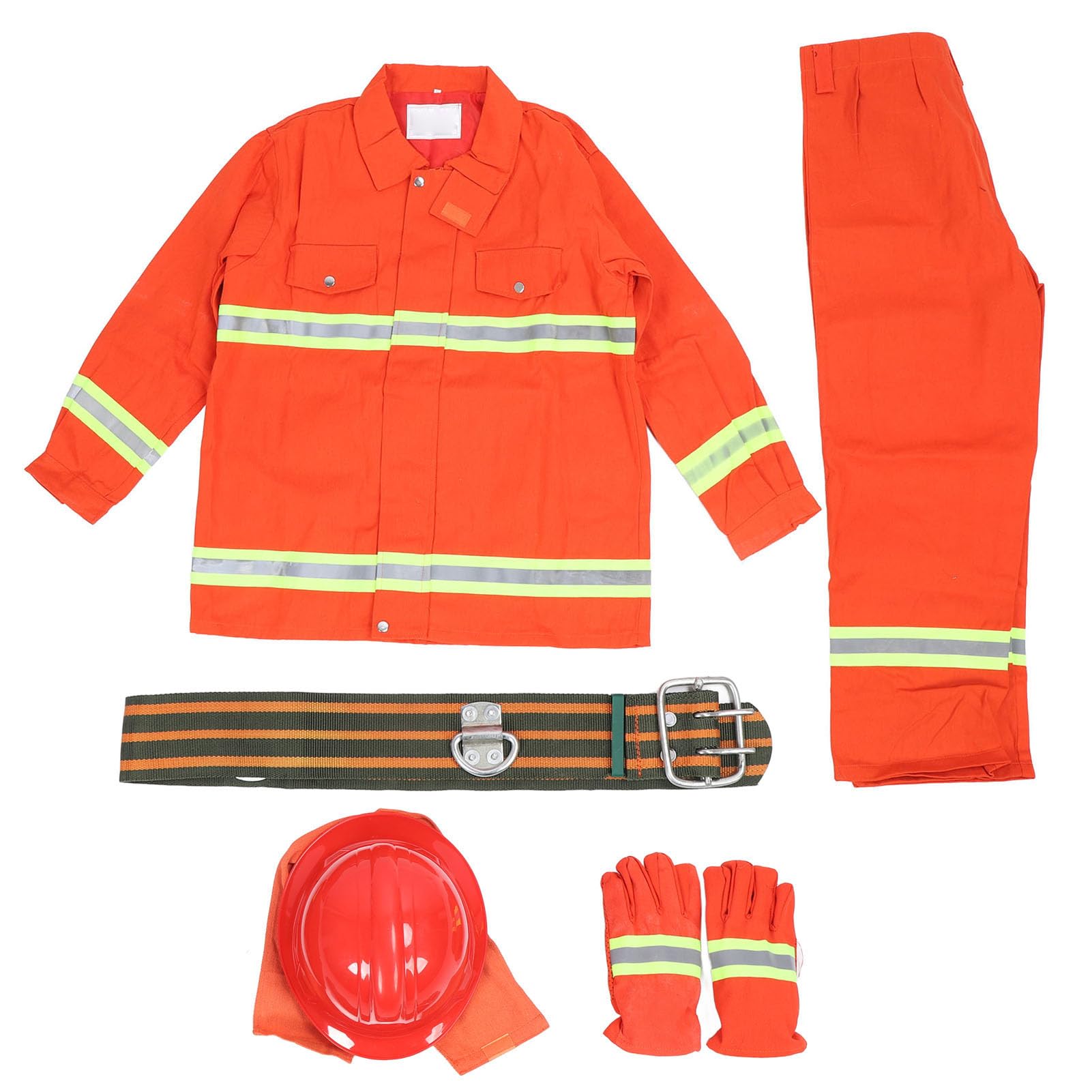 Dpofirs Mono Reflectante Ignífugo para Ropa de Trabajo de Seguridad contra Incendios, Protección Duradera para Entornos de Alto Riesgo, Opciones de Color de Material de Algodón Incluidas, (XL)