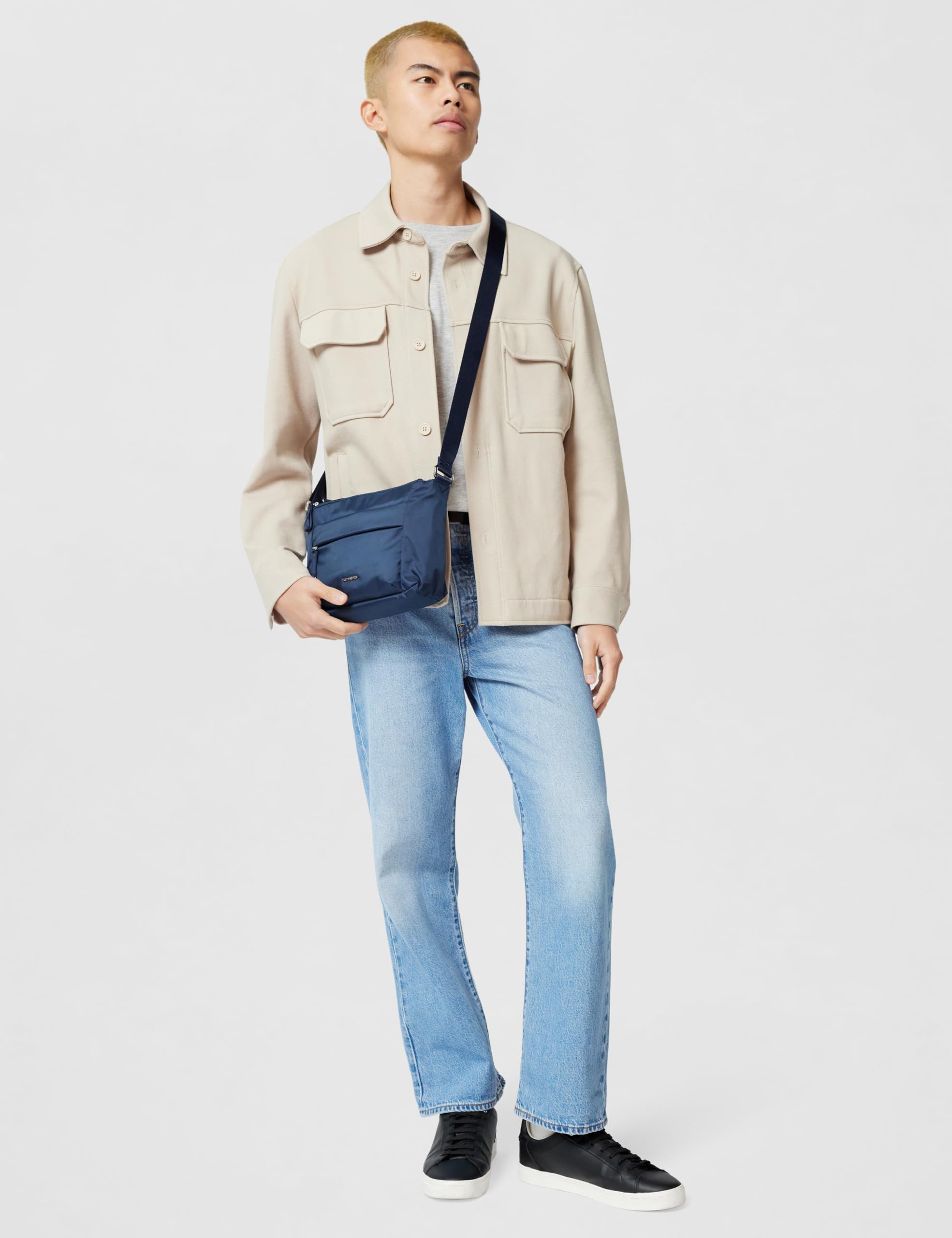 Samsonite Move 5.0 - shoulder bag with 3 compartments, 25 cm, 3 L, blue (dark blue)