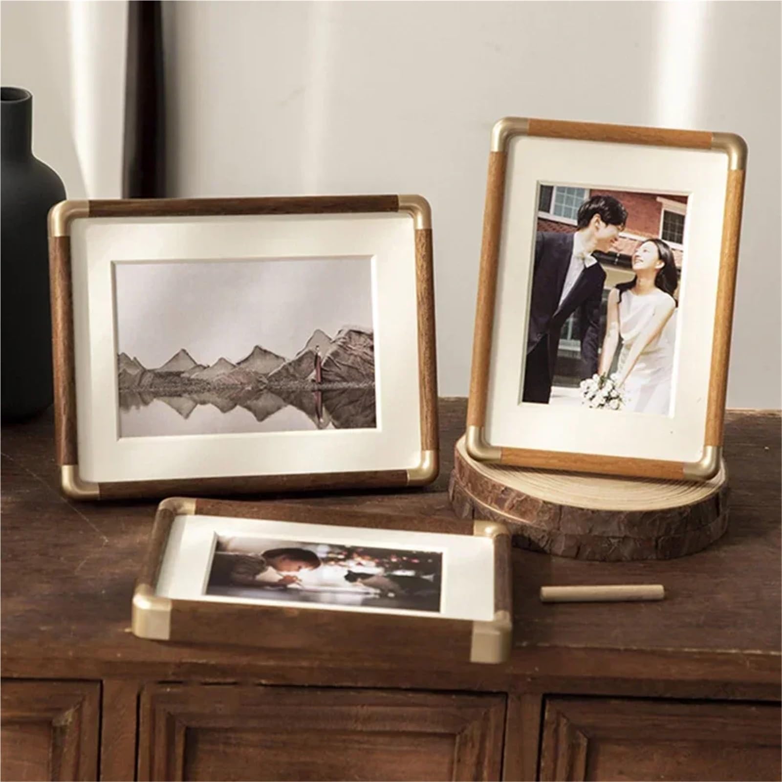 Amazon.com - TYLPFH Solid Wood Photo Frame 5/6/7/8 Inch Vintage