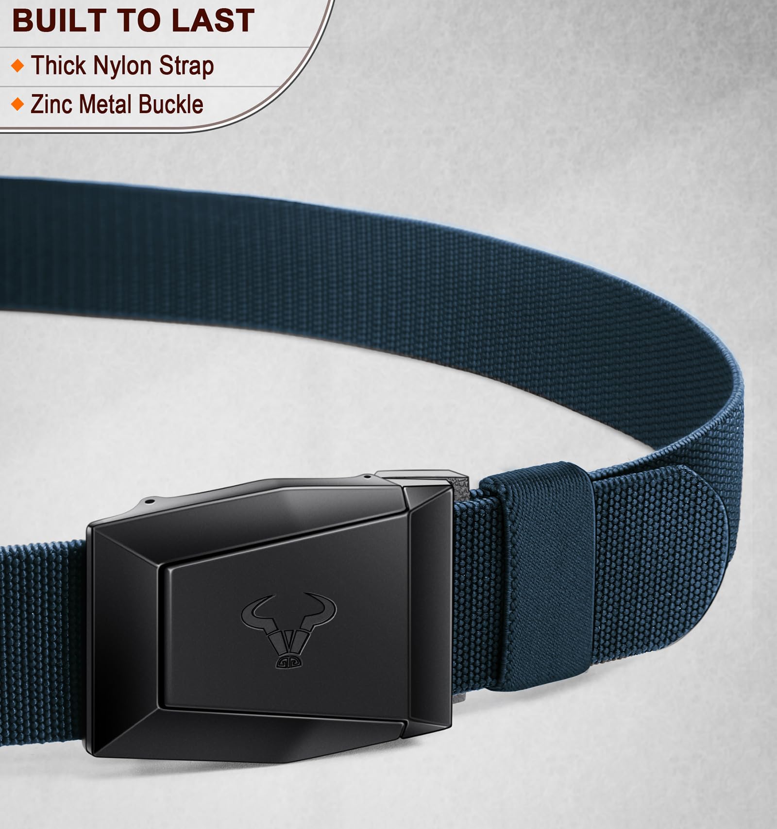 KEMISANT Cintura Uomo, Cintura Tattica Militare Lavoro Uomo 38mm,Fibbia a Sgancio Rapido