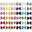 Choicbaby 36pcs 6 Inch Hair Bows for Girls Large Hair Bows with Alligator Clips Toddler Hair Accessories for Baby Girls Kids Teens