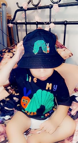 Miniatura 3 de Queqin 2 parches bordados de oruga muy hambrienta para planchar o coser (estilo 2)