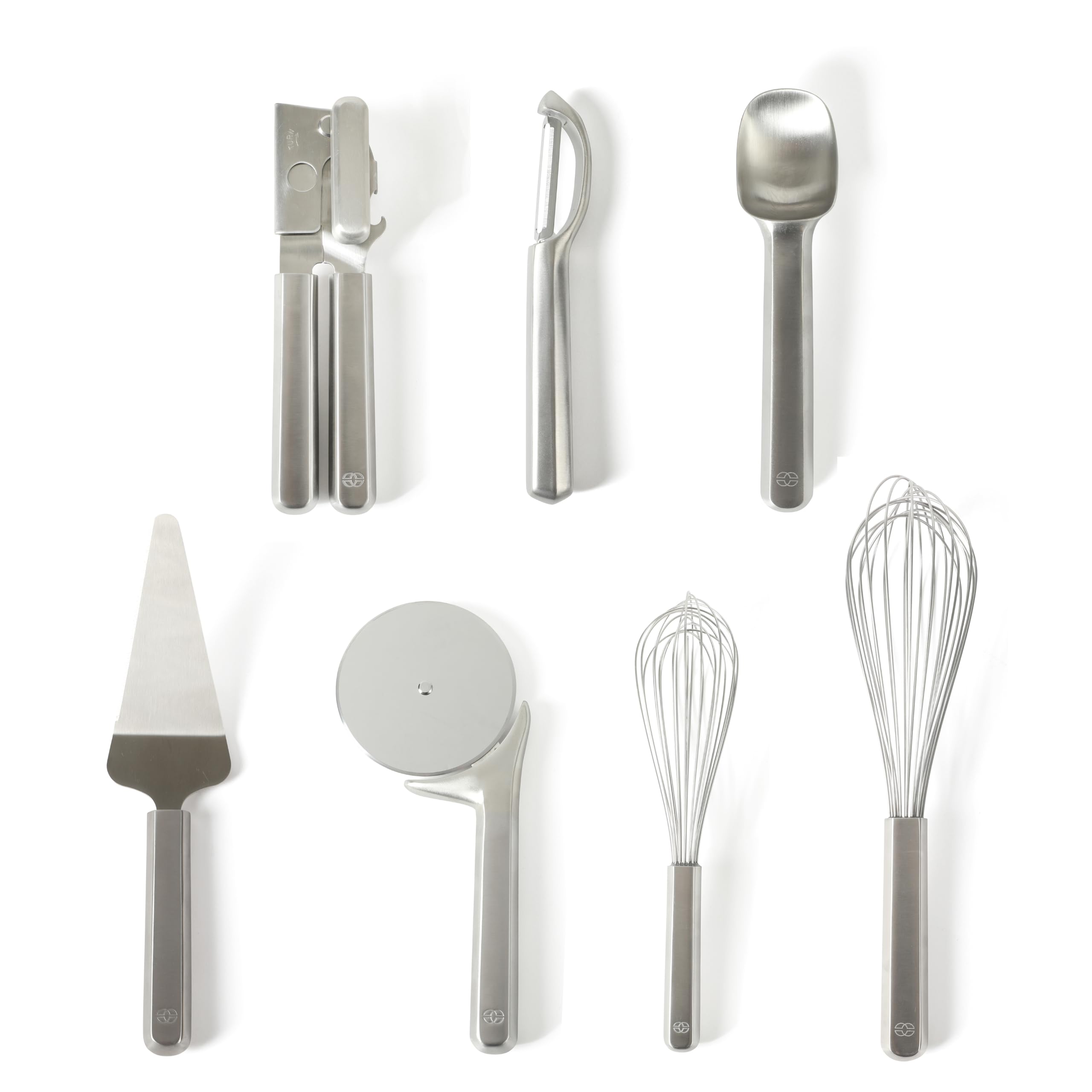 Calphalon Prime Kitchen Utensil Set, 7-Piece Stainless Steel Gadget Set with Ergonomic Handles, Heavy-Duty Cooking Tools for Food Prep, Cooking &amp; Everyday Kitchen Use