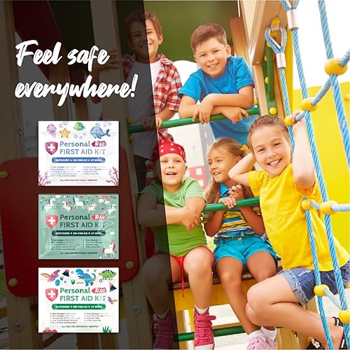 Miniatura 3 de 3 kits de primeros auxilios portátiles de tamaño de viaje, perfecto para el hogar, oficina, automóvil, escuela, negocios, viajes, senderismo, caza y