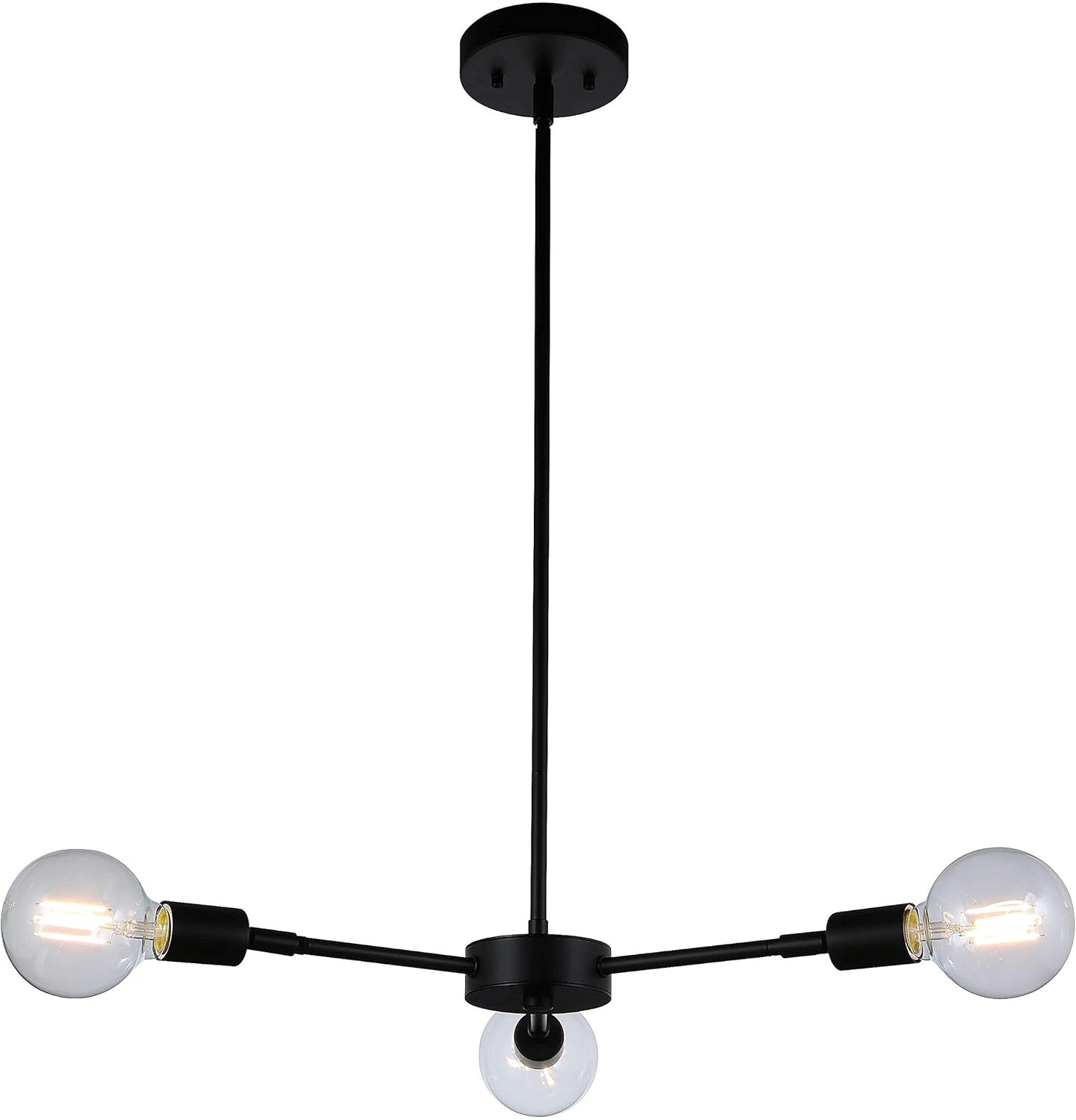 One-Day Sale: Up to 40% Off XiNBEi Lighting Chandeliers, 3 Light Black Pendant Light Ceiling Chandelier Light with LED Bulbs for Kitchen & Dining Room XB-C1211-3-MBK Best Deal Cheap 🛒 XiNBEi Lighting Chandeliers, 3 Light Black Pendant Light Ceiling Chandelier Light with LED Bulbs for Kitchen & Dining Room XB-C1211-3-MBK