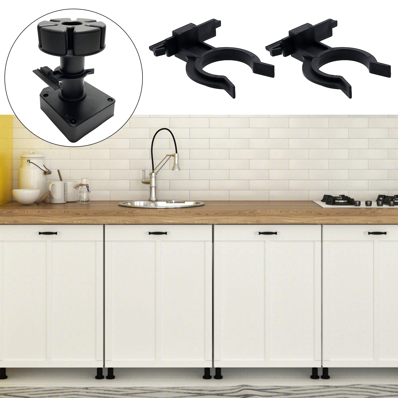 hettich plintclip voor stelvoeten kunststof zwart om aan te schroeven 61855 hettich plintclip voor stelvoeten kunststof zwart om aan te schroeven 61855