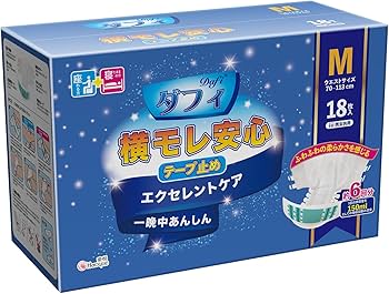 Amazon | ダフィ 大人用オムツ テープ式 18枚 6回吸収 Mサイズ【ADL