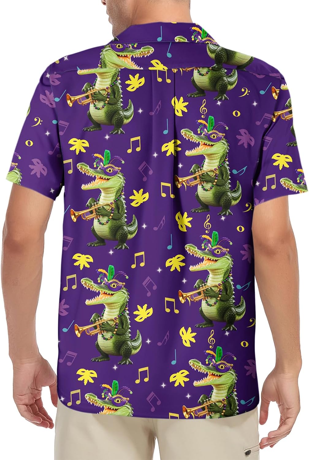 Funny Hawaiian Shirts for Men Short Sleeve Fun Beach Shirts Mens Casual Button Down Summer Vacation Wear - Image 2