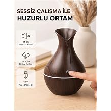 My Best Store Ah ap Desenli Aromaterapi Dif z r 130 Ml Ultrasonik Ve 7 Renk Led I kl   ok renkli