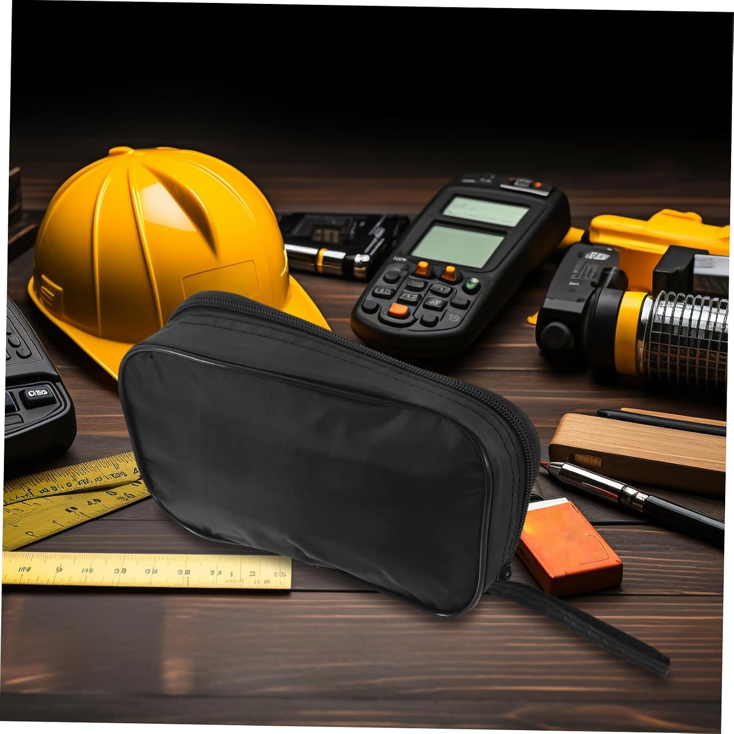 TEHAUX 4pcs Multifunctional Tool Bag for Multimeter Storage Carrying Case for Tools Accessories Office Supplies Portable Organizer for Clamp Multimeter and Daily image 4