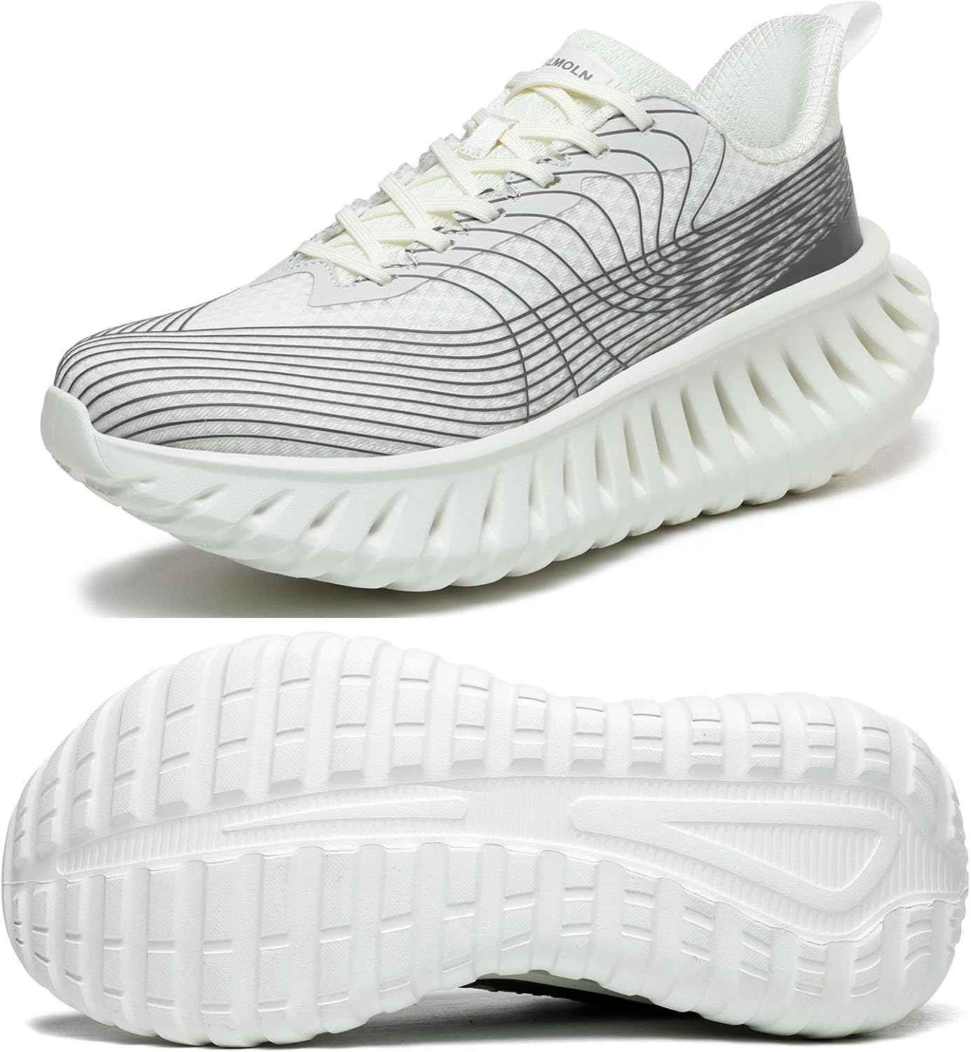 GSLMOLN Walking Shoes for Men Casual Shoes Breathable Lightweight Walking Sneakers for Workouts & Gym Cushioned Flexible Mens Shoes Training Fashion Sneakers - Image 8