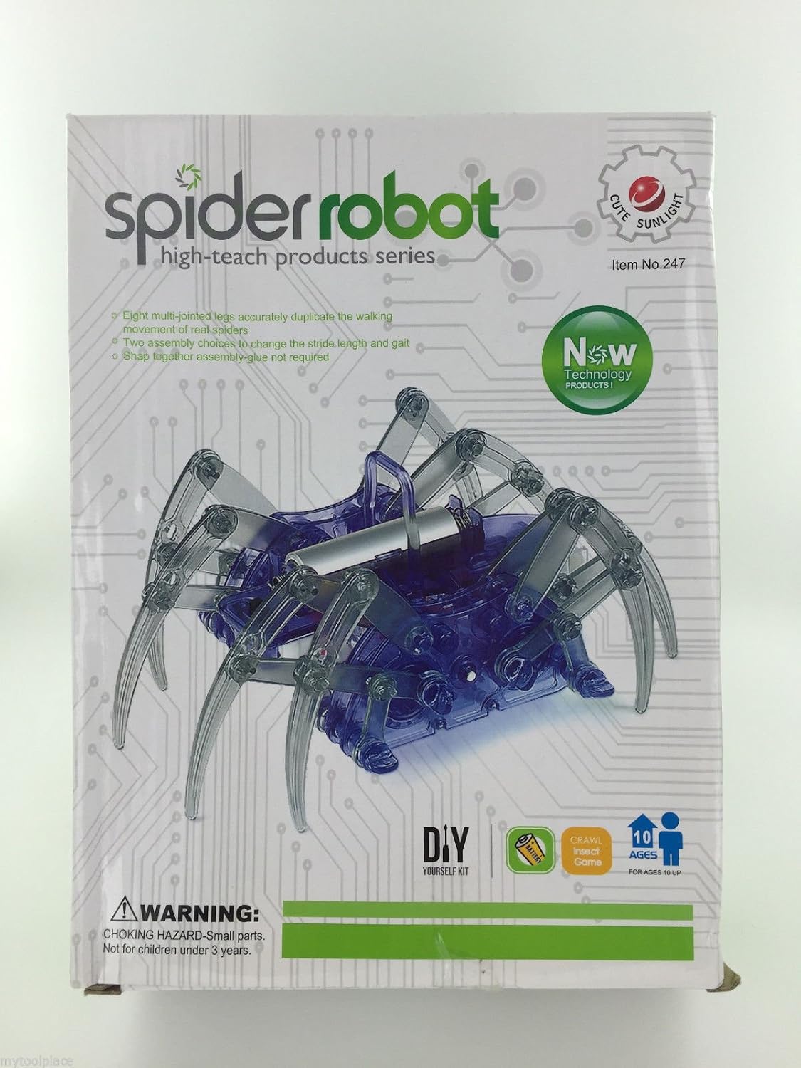 Spider Robot Science Kit - Build it And Play With it - Older Boys Toy