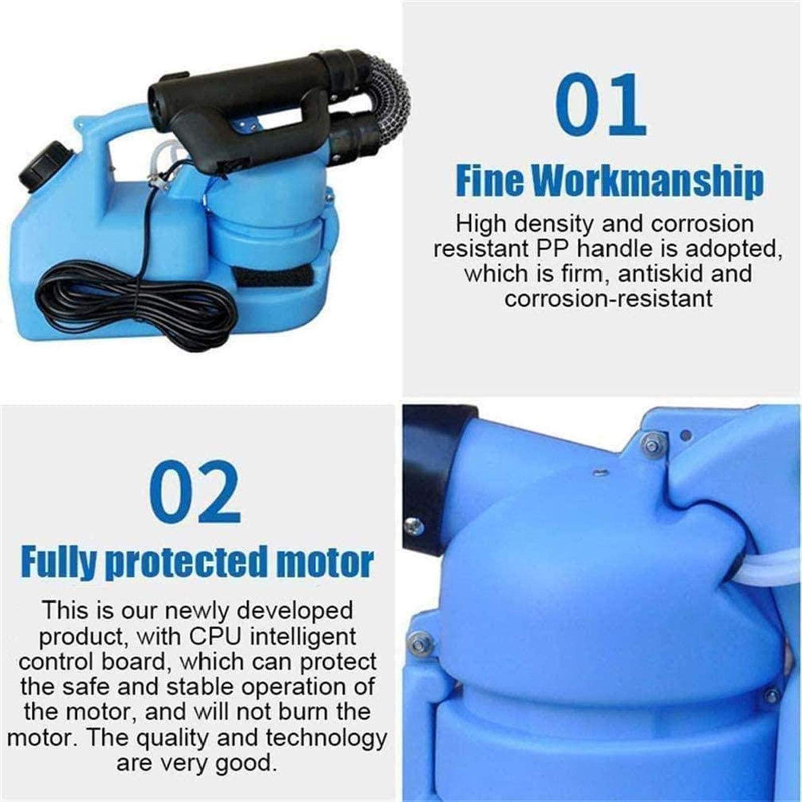 Nebulizzatori per Sanificazione, Nebulizzatore Acqua Portatile, Nebulizzatore Giardino, Forniture per La Disinfezione di Aziende Agricole Scolastiche Ospedaliere