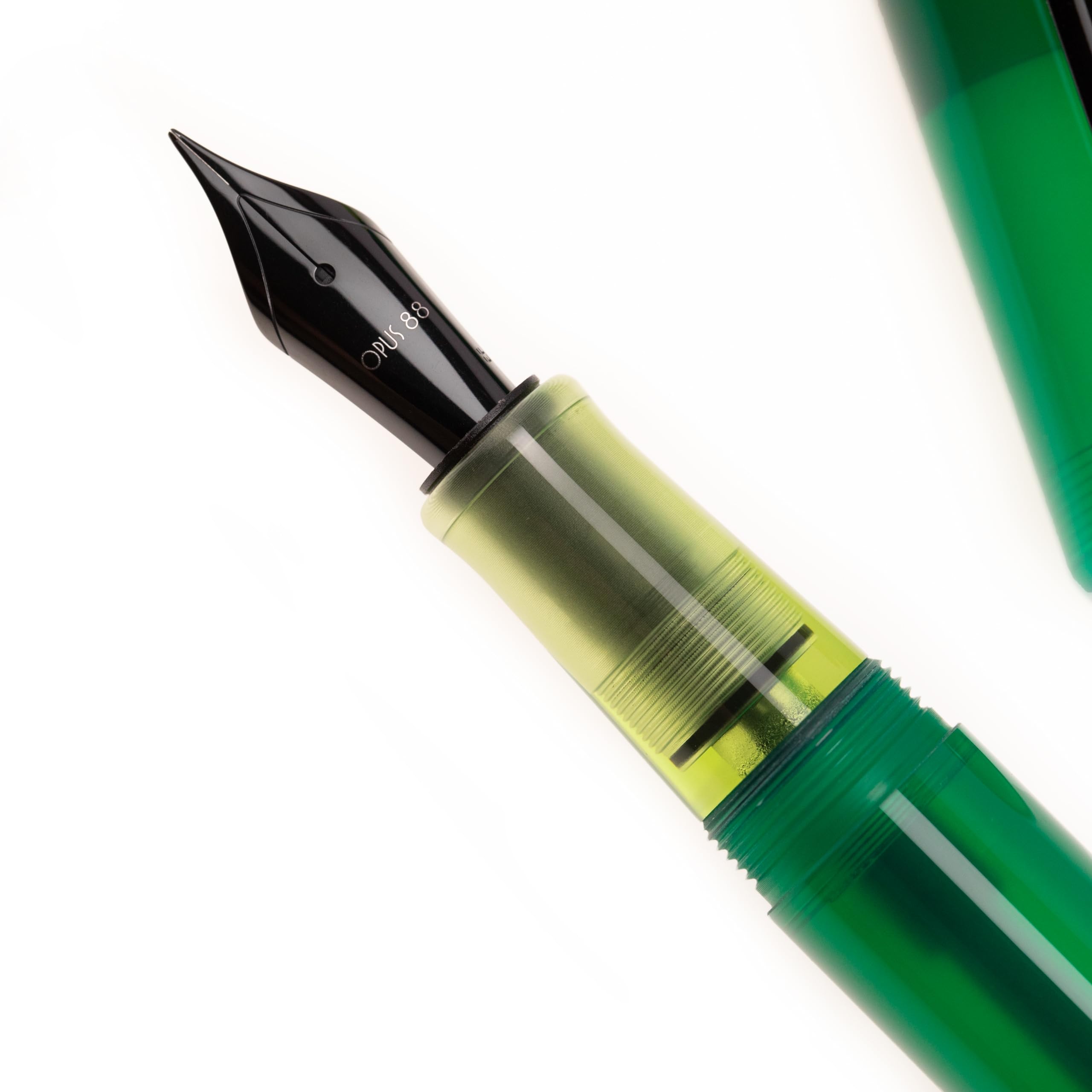 Amazon | OPUS 88 オーパス 88 万年筆 Demonstrator 2024 Green Demo