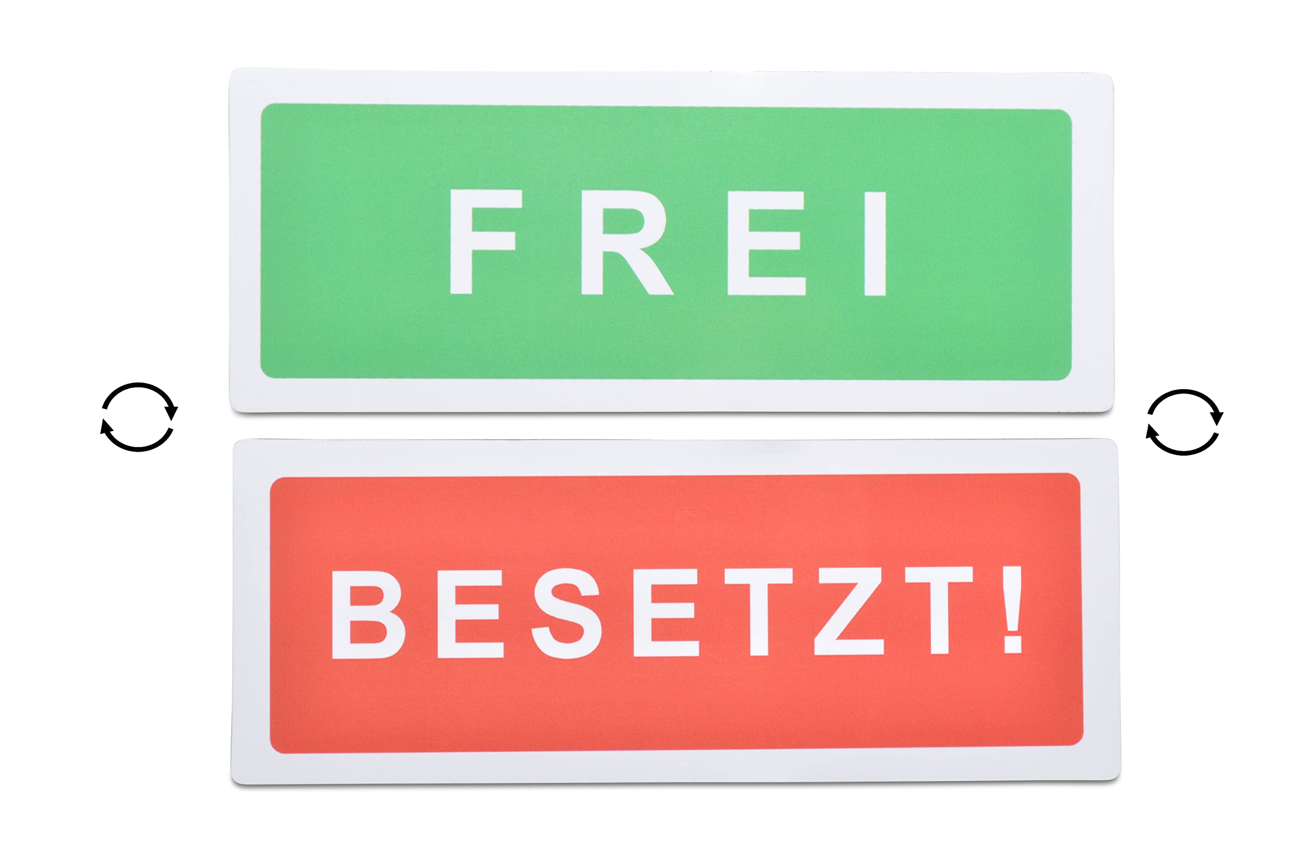 Placa Magnética Reversible - 13x5 Cm, Impermeable, Con Base 3M Para Pared O Puerta