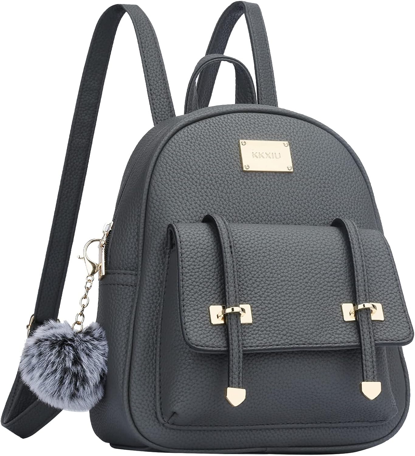 KKXIU Mochila pequeña para mujer, bolso convertible de cuero para mujer, Mochilas Daypack