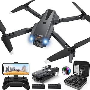 TERCASO Drone with Camera for Adults, WiFi 1080P HD Camera FPV Live Video, RC Quadcopter Multirotors, Altitude Hold, Headless Mode, One Key Take Off/Landing Drone for Kids Toys Gifts or Beginners