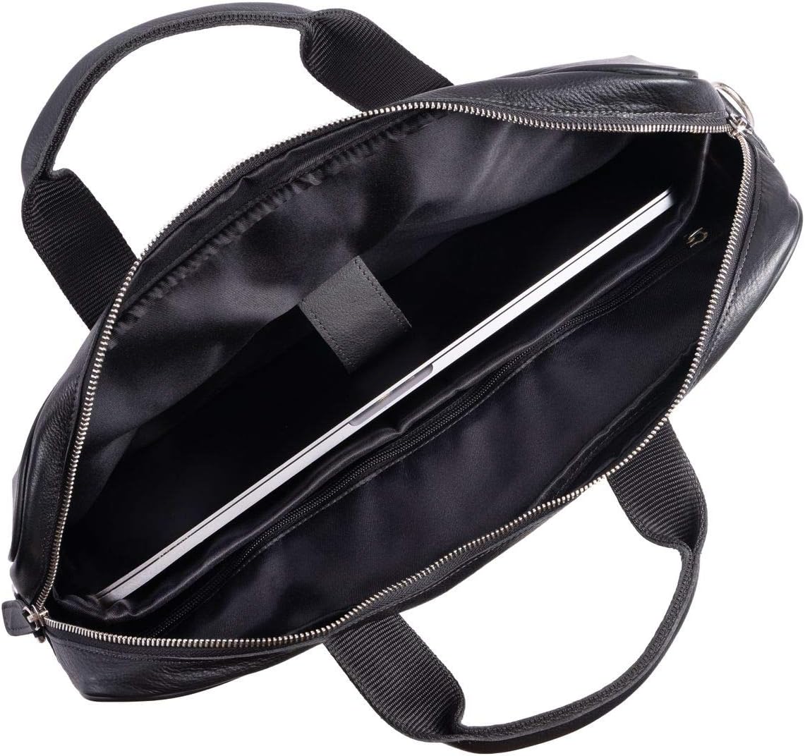 KomalC 16 Inch Leather briefcases Laptop Messenger Bags for Men and Women Best Office Satchel Bag - Image 5