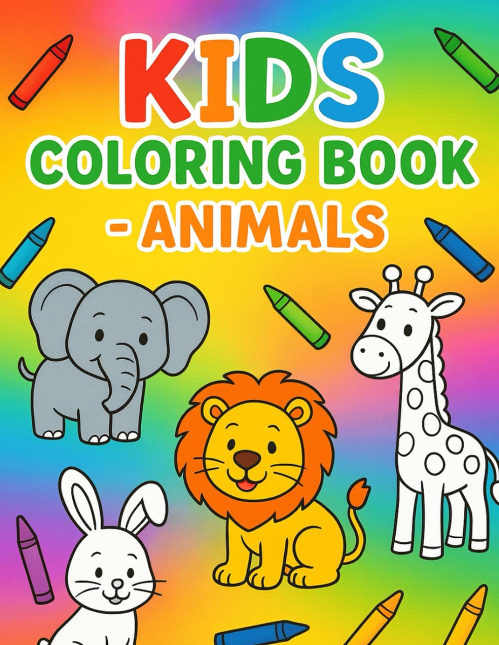 Animal Adventures Coloring Book: Fun Learning and Creativity for Kids 3–6
