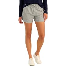 HUK Women's A1a Quick-Dry Fishing Shorts,UPF 30+Sun Protection,4 Inseam, Breathable with Elastic Waistband & Built-in Brief