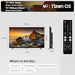 Téléviseur intelligent FPD 40 po Tizen OS, compatible 1080p Full HD avec Samsung TV Plus, Dolby Audio, HDR 10, Gaming Hub, SmartThings, Miracast intégré, contrôle vocal, télévision à écran plat (AT40-P1)