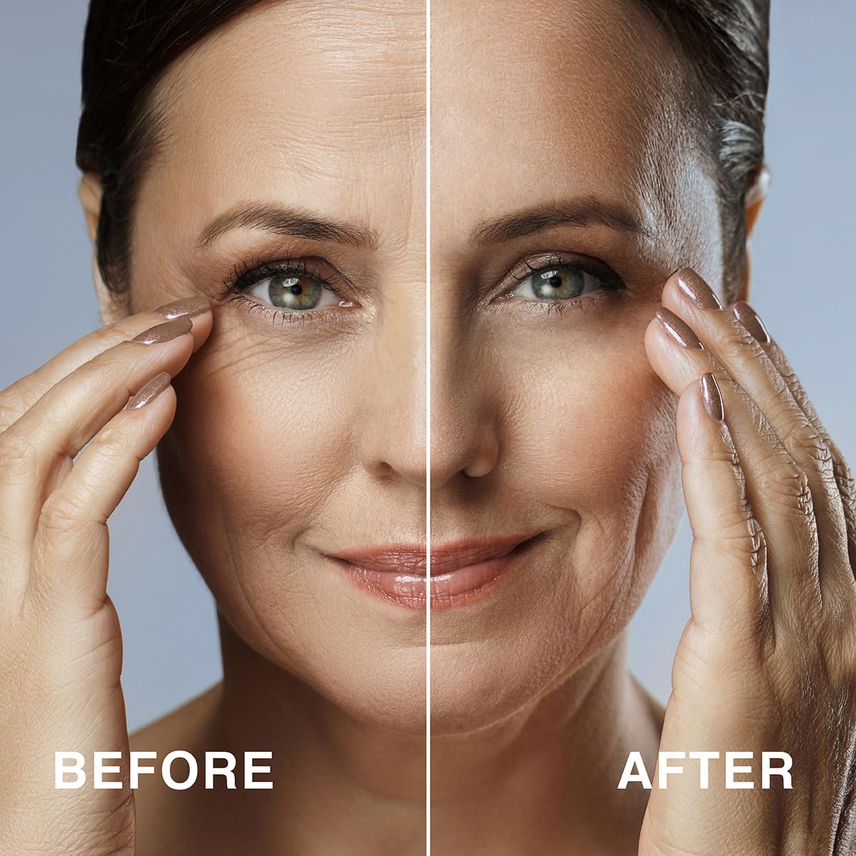 Advanced Formula Eye & Face Tightening Serum, 1 fl oz – Temporary Firming Effect for Under-eye Puffiness & Fine Lines in as Little as 10 Minutes. Includes Applicator Brush. 50+ Applications