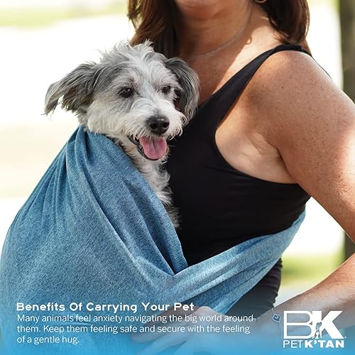 Miniatura 8 de Pet K'tan - Transportador suave para mascotas pequeñas a medianas  Transportador suave para mascotas para gatos y perros  PawQuamarine, XS