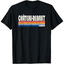 Retro Vintage 70s 80s Style Chateau-Renault, France T-Shirt