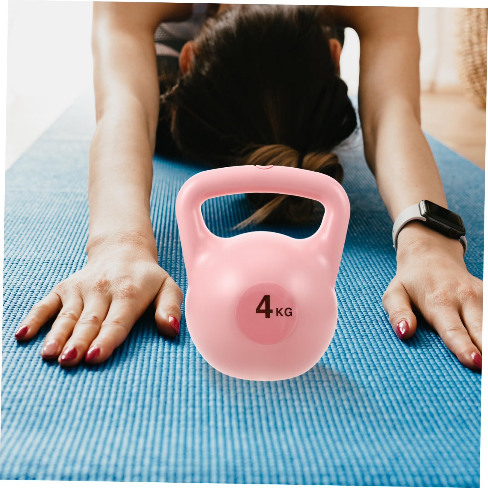 Mipcase Water-fillable Yoga Dumbbell Comfortable Handle Versatile Fitness Equipment for Women for Strength Training and Design