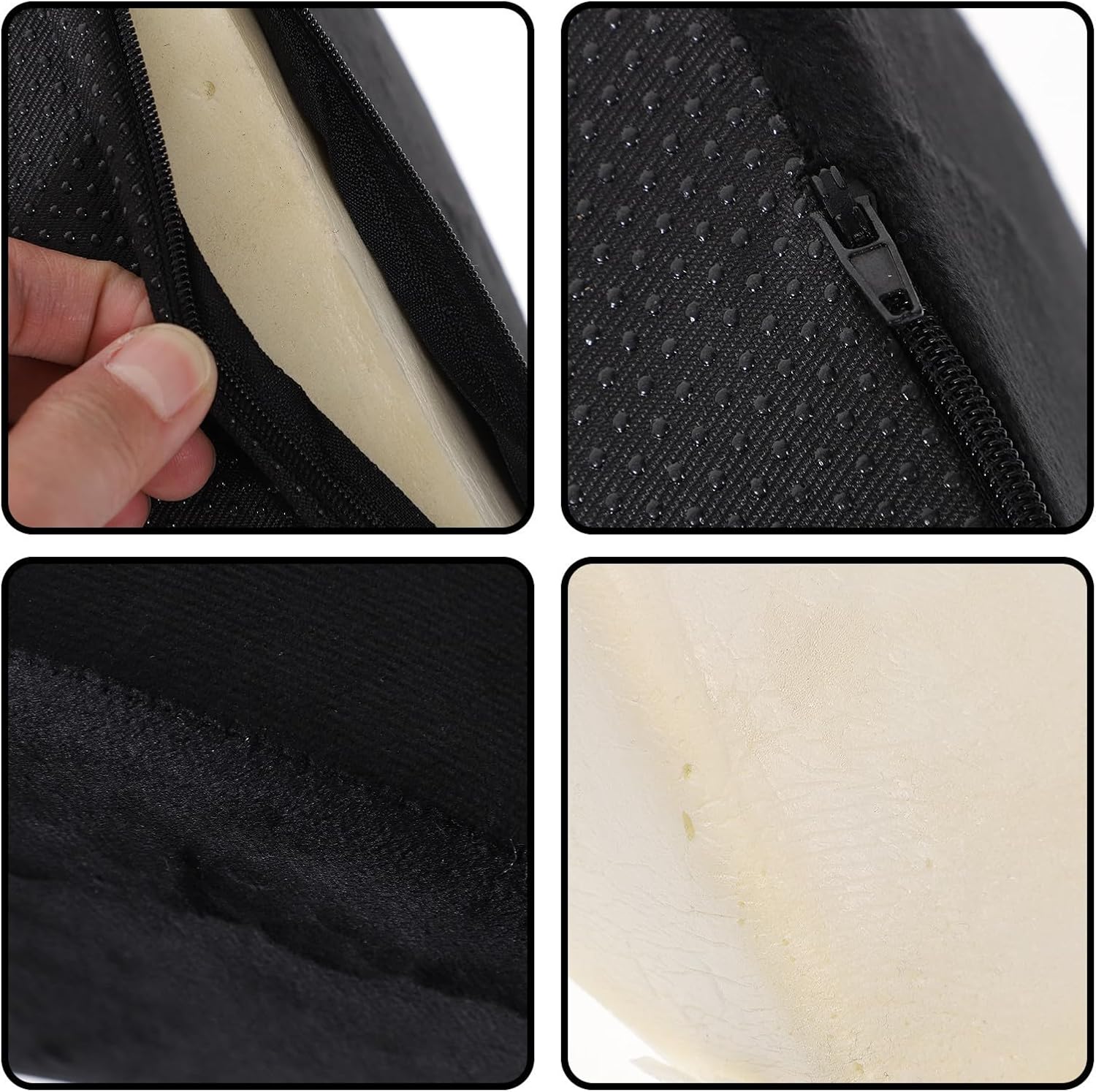 DECHOUS Memory Foam Slope Bolster Pillow for Knee Alignment and Lower Back