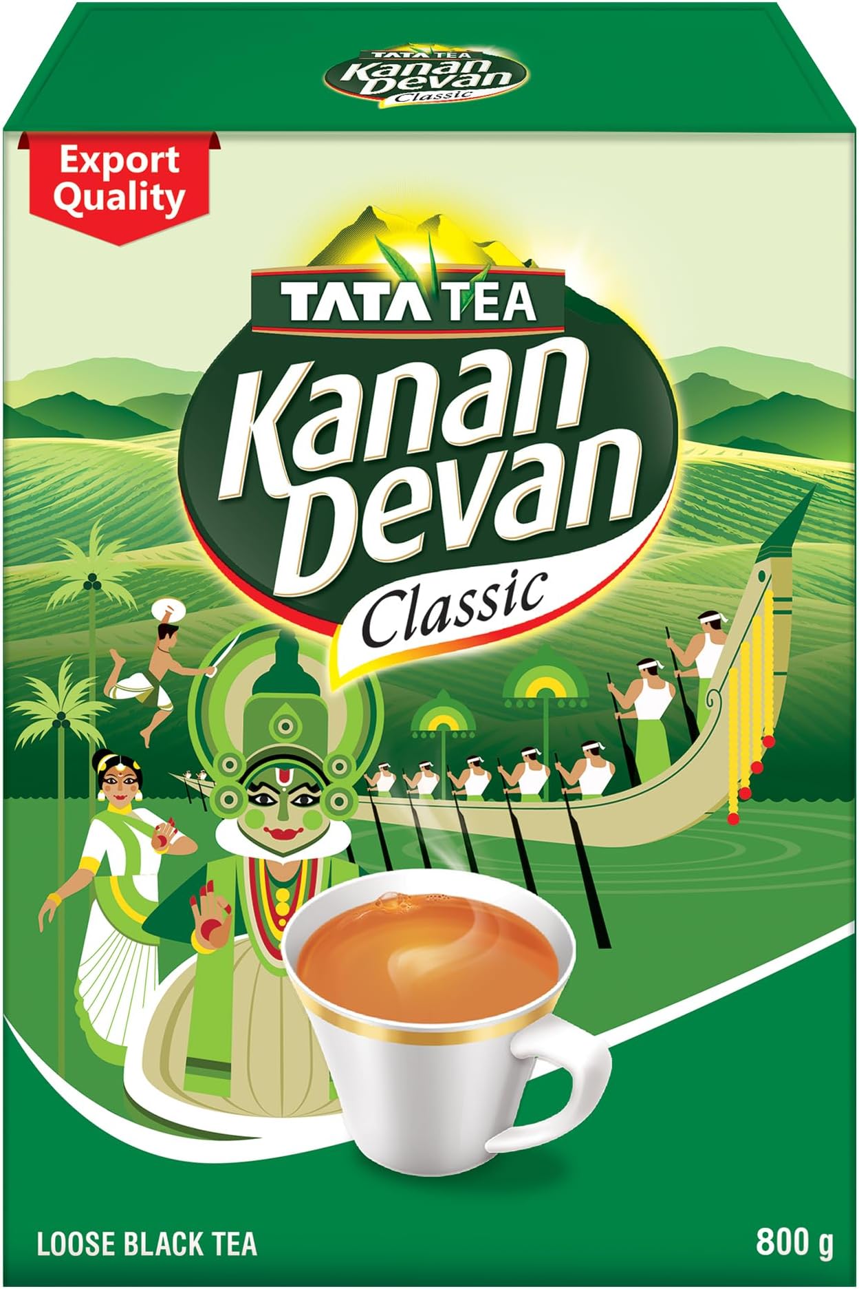 Tea, Kanan Devan Classic, Loose Black Tea, Blended by Experts, 800g, Packet