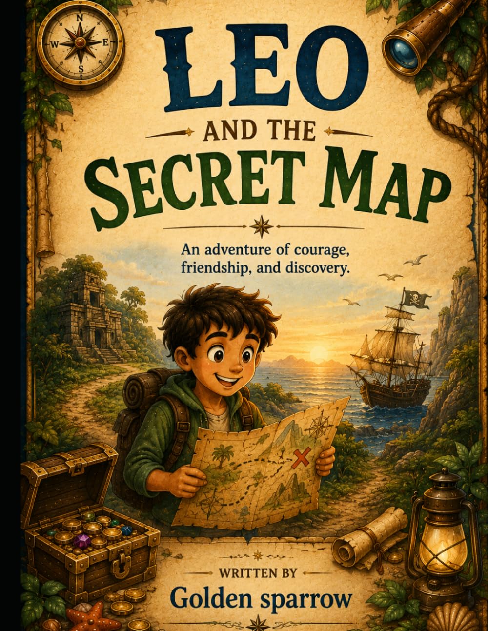 Leo and the Secret Map: A Children's Adventure Story