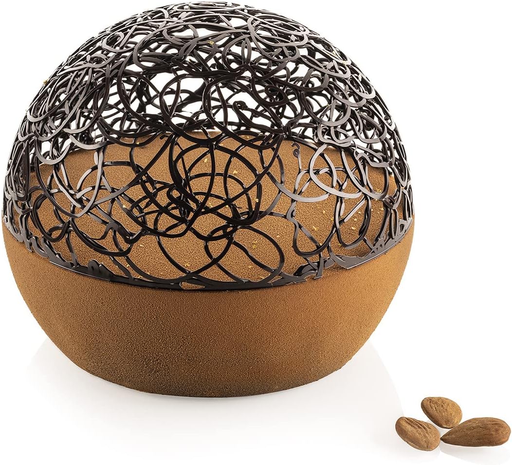 Silikomart Kit Choco Globe Silicone Mold with Tritan-Plastic Mold