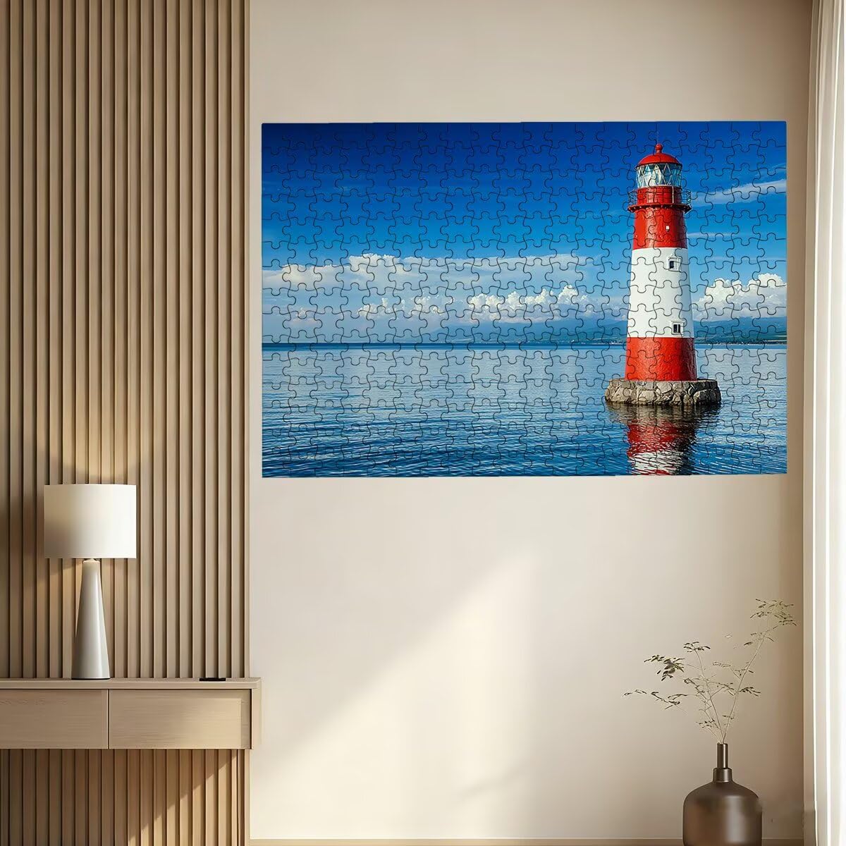 Puzzle 5000 sztuk oceanu, drewniane puzzle latarnia morska, klasyczna łamigłówka dla całej rodziny, zabawki puzzle litery na plecach, oryginalne prezenty dla mężczyzn wystrój -2089