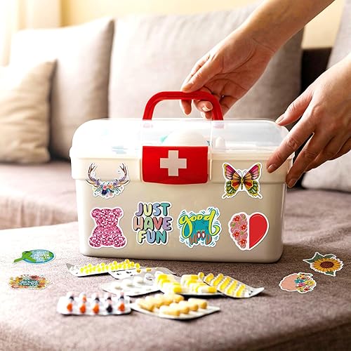 Miniatura 5 de 300 calcomanías de concientización sobre la salud mental, calcomanías de salud mental para botellas de agua, regalos para médicos, adultos, mujeres,