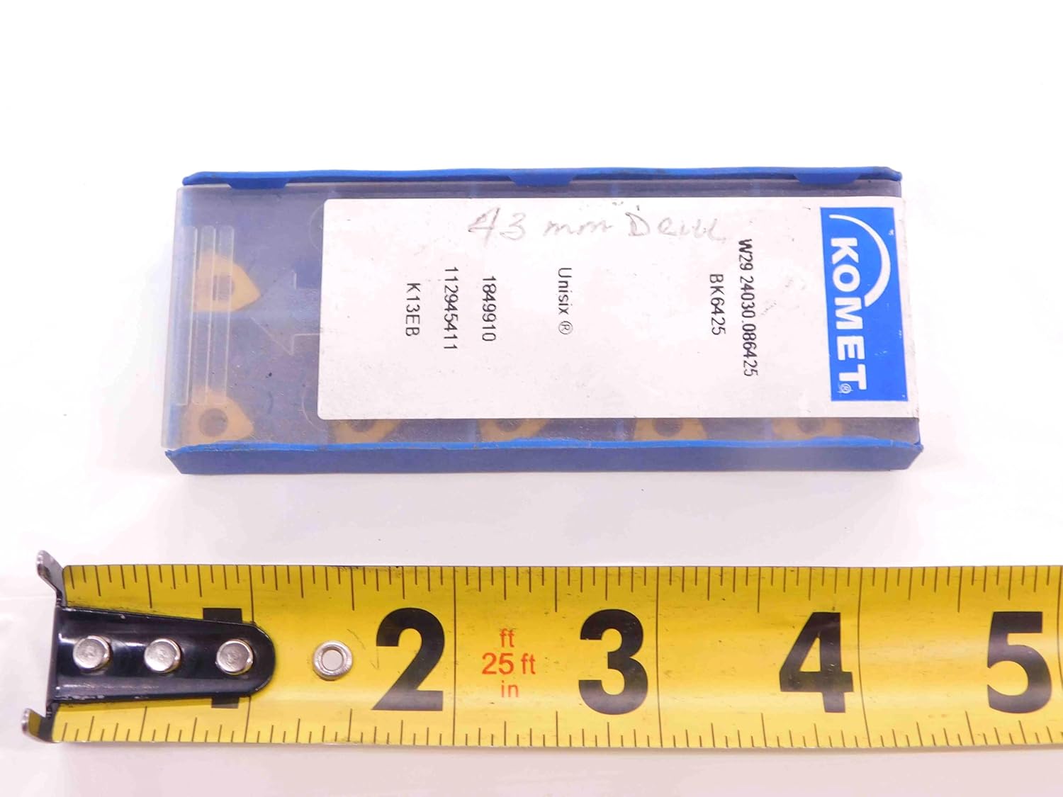 10pcs New KOMET WOEX 05T308EN-03 BK6425 TiCN, Al2O3 & TiN Carbide Drill Inserts - EA1291BL5