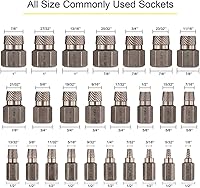 Vista 2 de Topec Juego de 43 extractores de pernos y tornillos, 25 piezas de extractor de tornillos y 18 piezas de extractor de tuercas de perno, para pernos