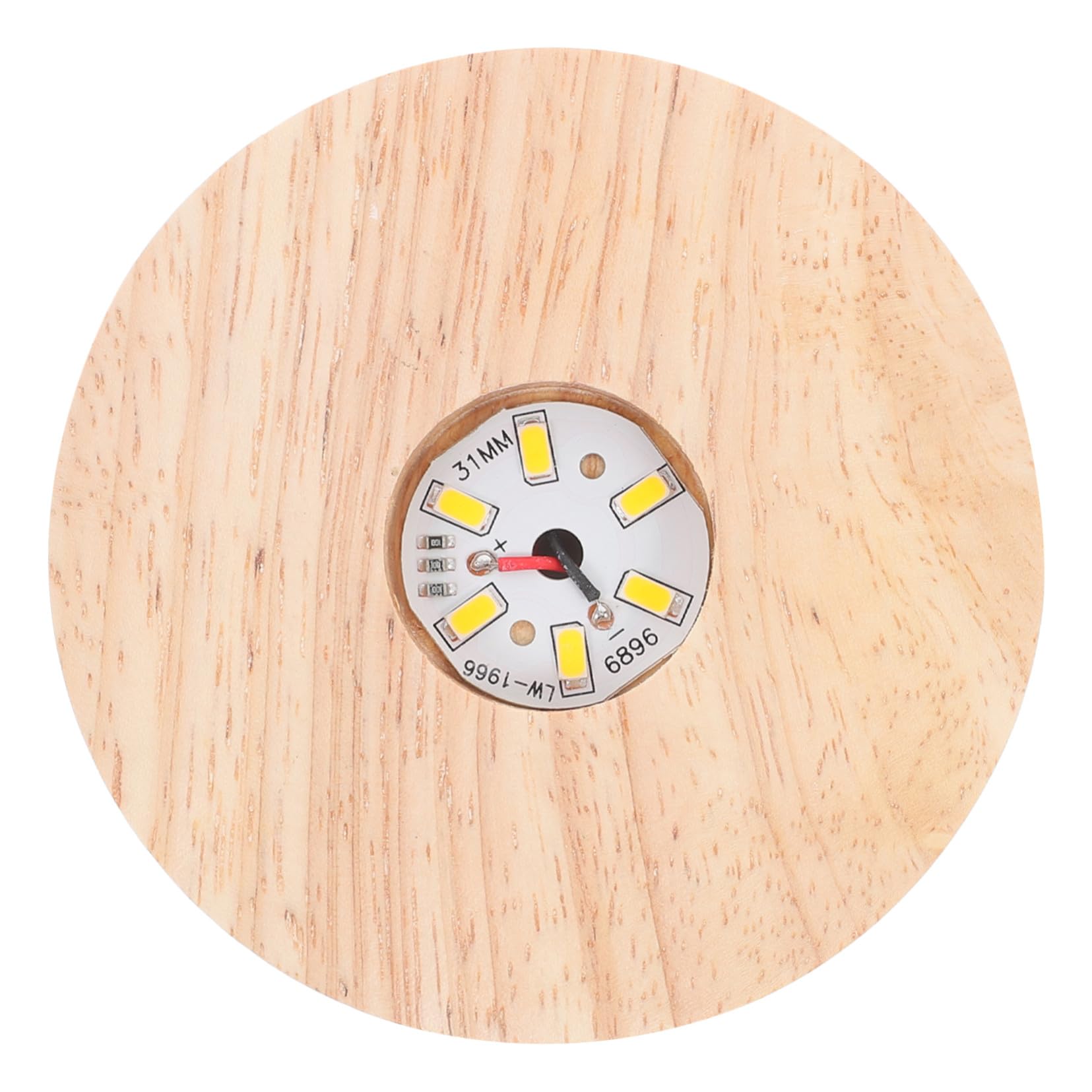 Base d'affichage LED en bois TOYANDONA pour boule de cristal lumière chaude USB