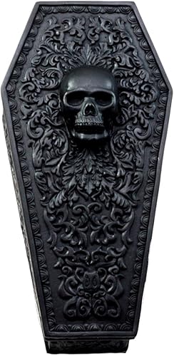Miniatura 2 de Ebros Día de los Muertos Gótico Barroco Floral Skull Ataúd Decorativo Joyero Figurita DOD Floral Calaveras de Azúcar Esqueletos Osario Macabra