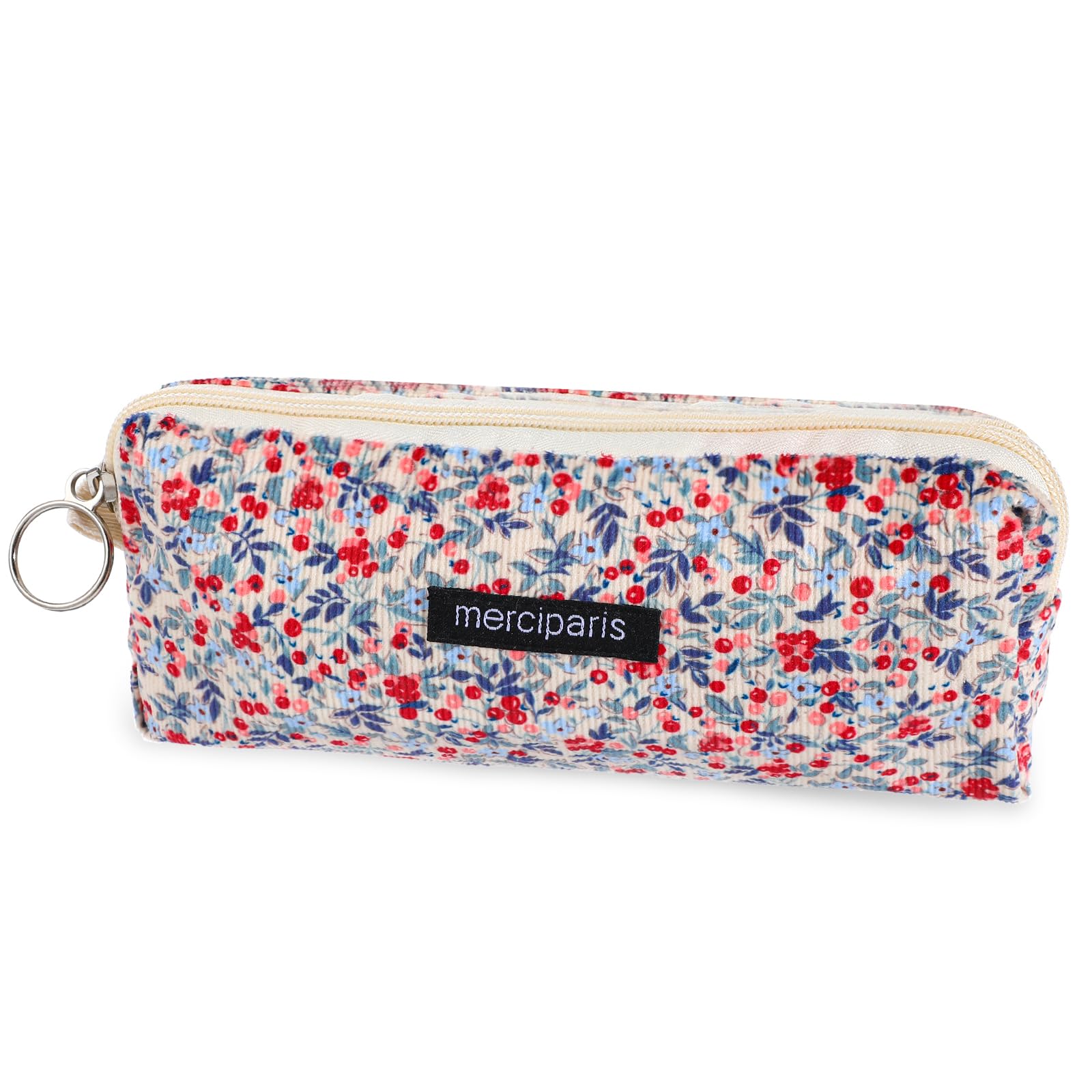 YUXIANLB Pen Pouch Portable Storage Bag 1PC Makeup Bag Office Supplies Organizer Cosmetic Bag Aesthetic Simple Store Sack Floral Quilted Pouch Cute Toiletry Bag With Zipper For Women Girl Organization