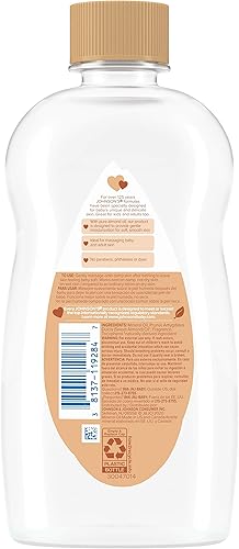Miniatura 3 de Johnson's Baby Aceite de almendras sin parabenos, sin ftalatos, 14 onzas líquidas