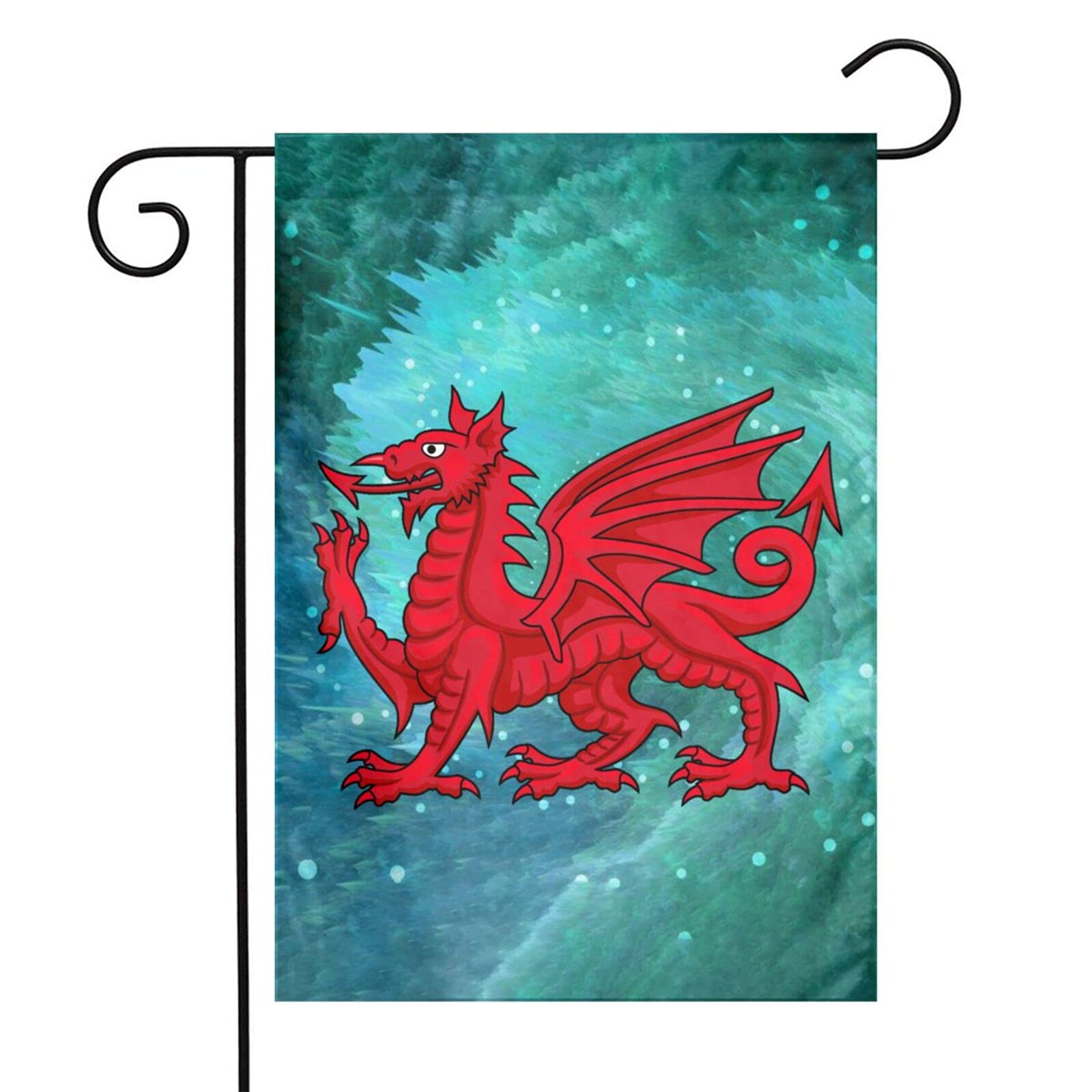 Welsh Dragon Garden Flag 12*18 With Unique Theme.