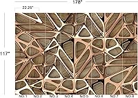 Vista 25 de Papel tapiz de pared para guardería infantil de bosques de acuarela coloridos, 137 x 100 pulgadas