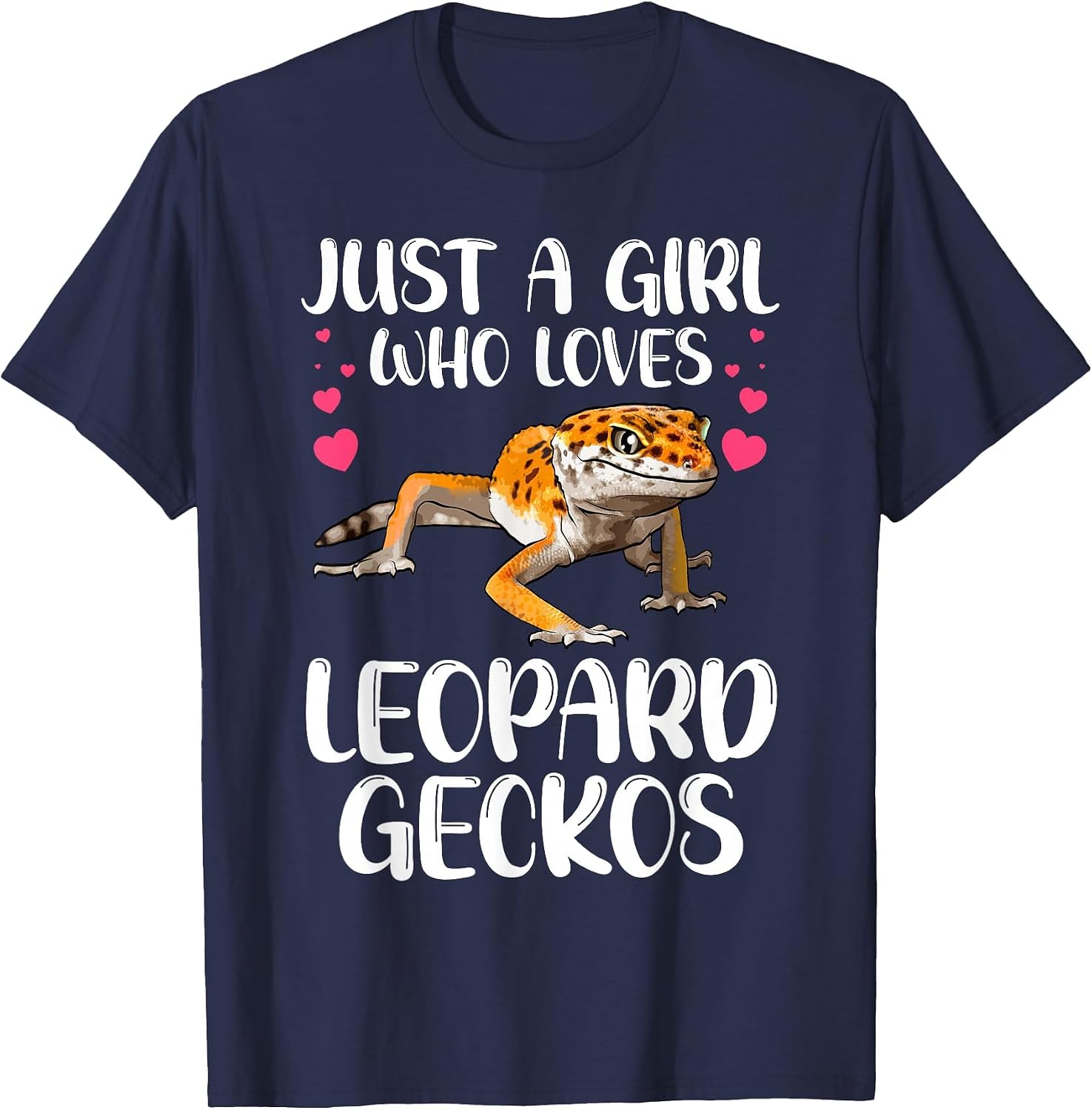 Cool Leopard Gecko for Girls Women Pet Lizard Reptile Lovers T-Shirt image 4