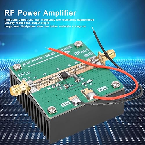 Miniatura 2 de RF2126 RF Potencia, 2.4GHZ 1W Amplificador con 2 4GHZ RFRF2126 4002700MHz Banda Ancha Disipador de Calor