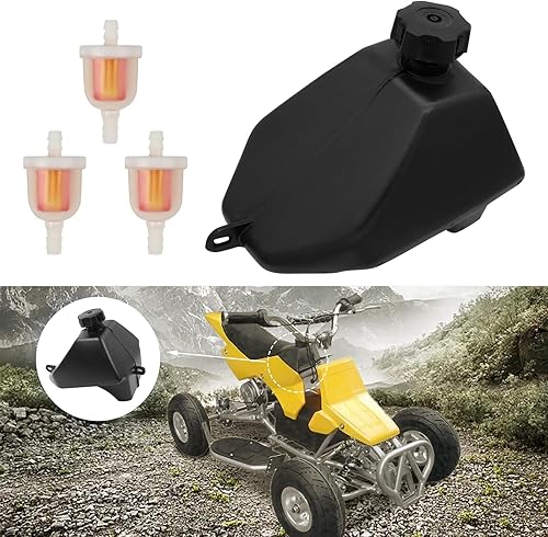 Miniatura 4 de FLYPIG Tanque de gasolina con tapa para 50cc 70cc 90cc 110cc 125cc 4 tiempos ATV 4 ruedas Quad SUNL Roketa Kazuma TaoTao Dirt Bike